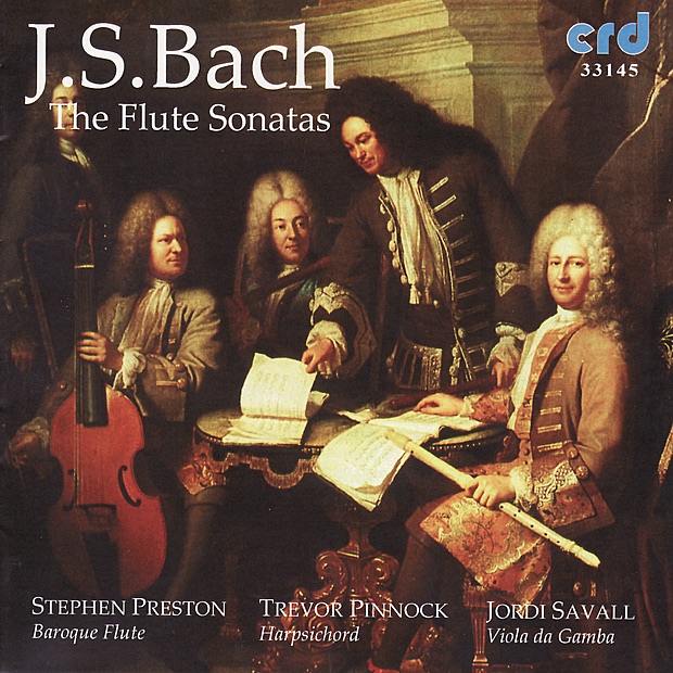 Обложка альбома «Bach: The Flute Sonatas» — Jordi Savall, Stephen Preston & Trevor Pinnock