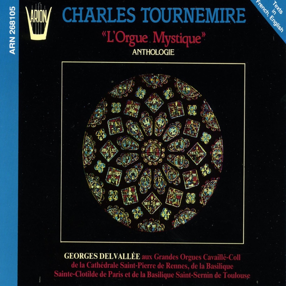 Обложка альбома «Tournemire : L'orgue mystique» — Georges Delvallée