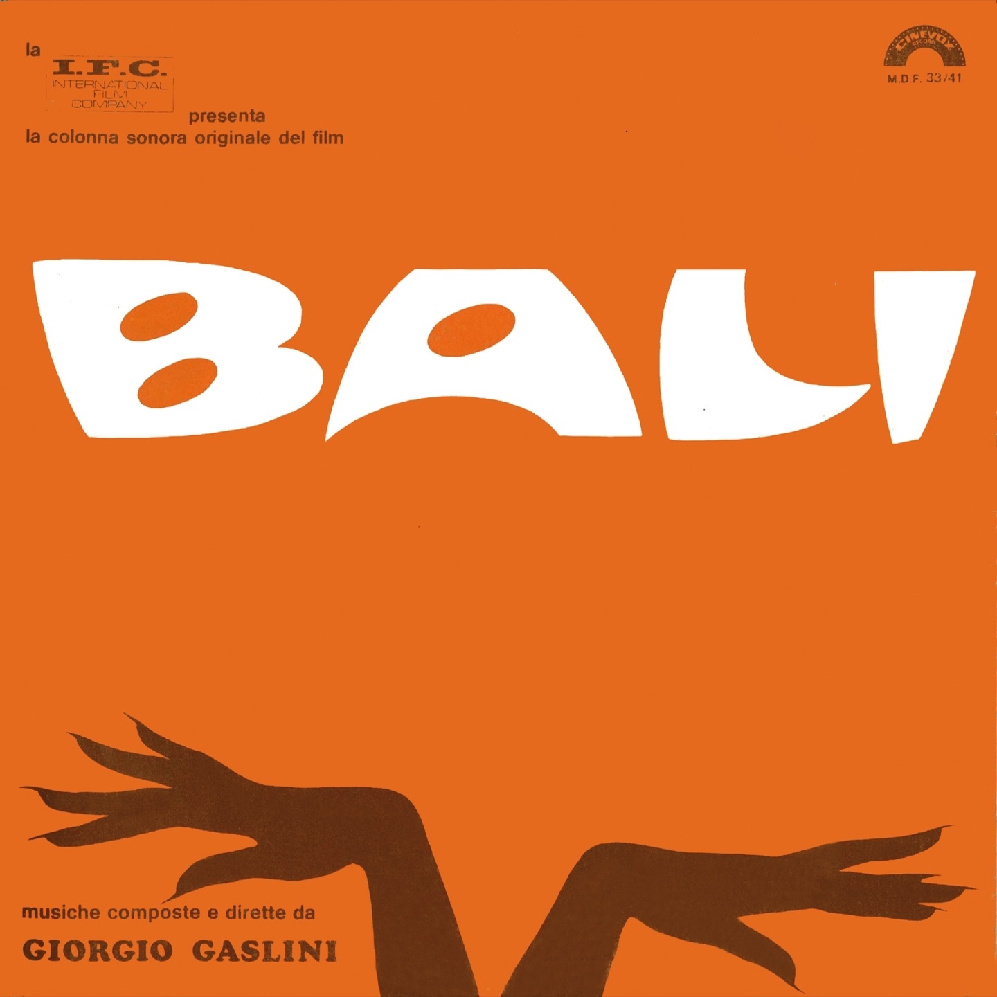 Bali (La colonna sonora originale del film)