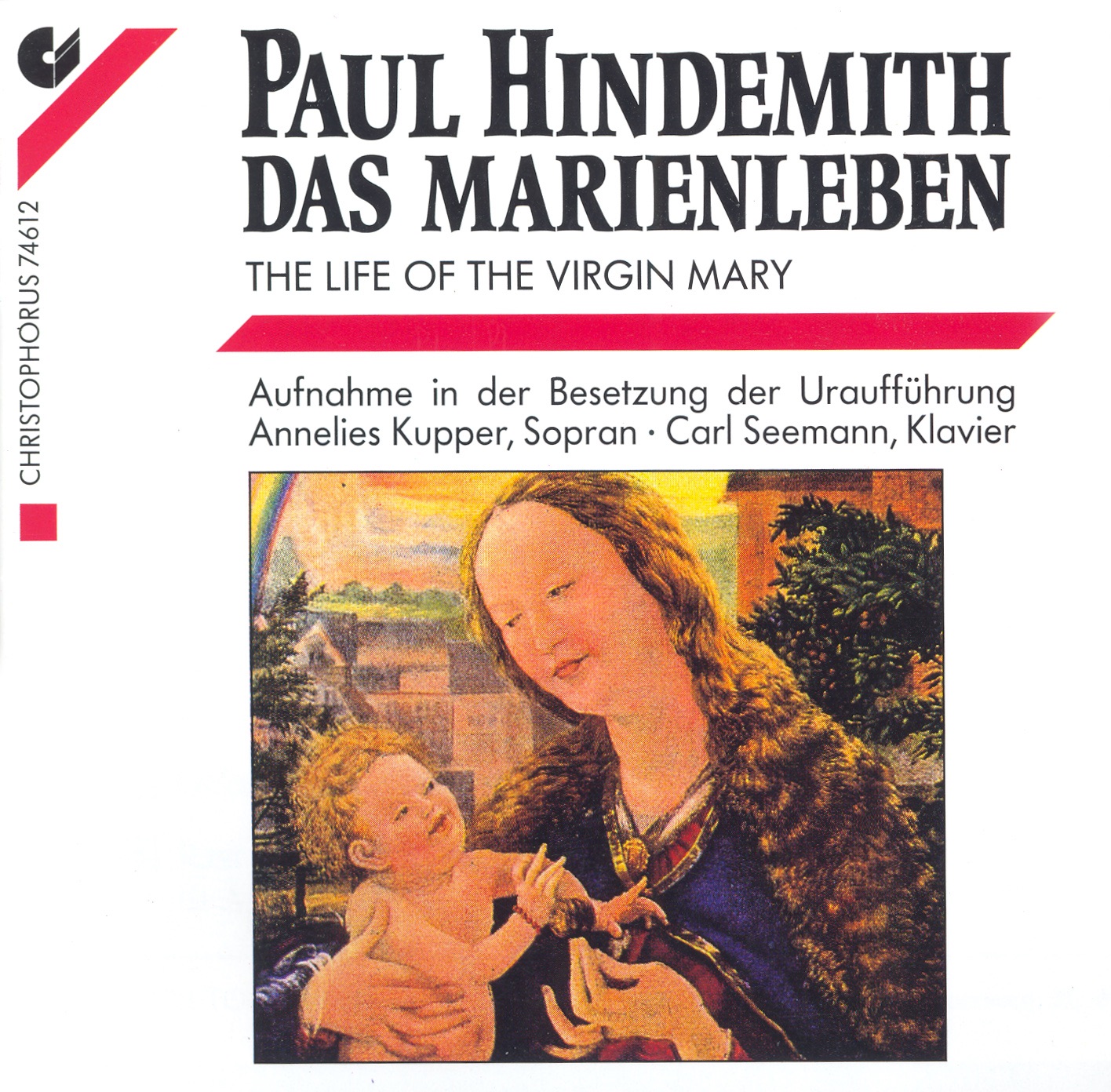 Hindemith: Das Marienleben by Annelies Kupper & Carl Seemann album cover