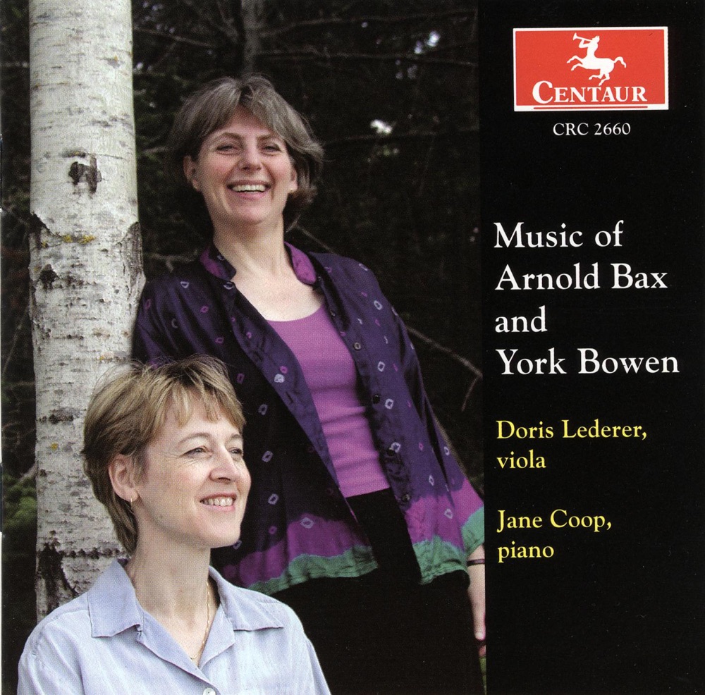 Обложка альбома «Bowen, Y.: Viola Sonata in C minor - Phantasy - Bax, A.: Viola Sonata» — Doris Lederer & Jane Coop