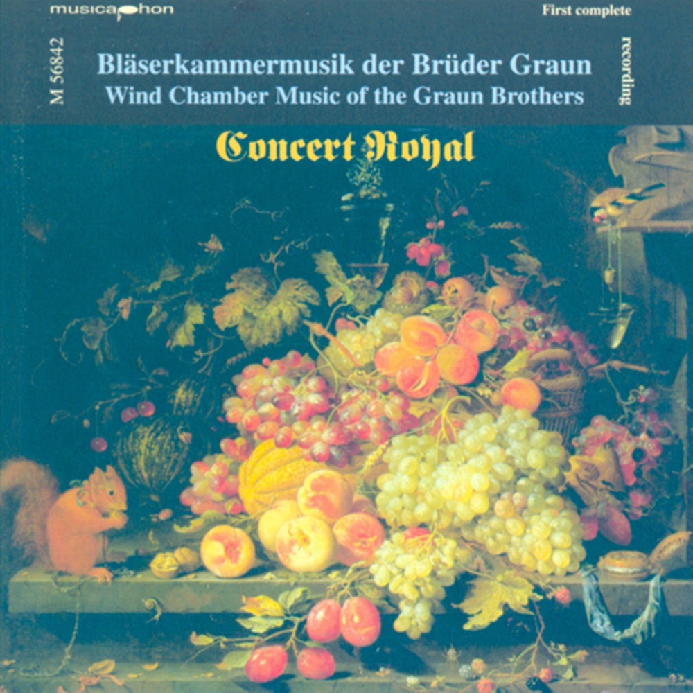 Обложка альбома «Graun, J.G. - Graun, C.H.: Chamber Music for Winds» — Concert Royal Köln