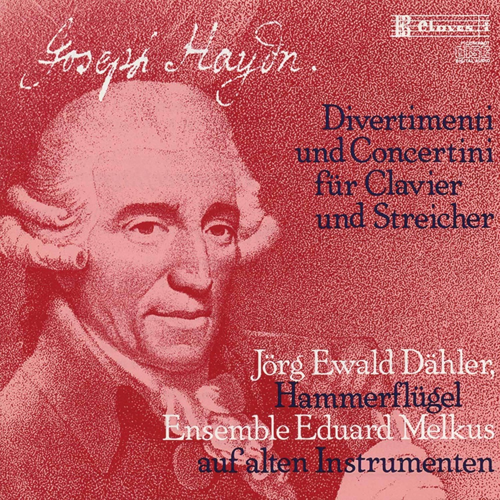 Обложка альбома «Haydn: Divertimenti & Concertini for Pianoforte and Strings» — Ensemble Eduard Melkus & Jörg Ewald Dähler