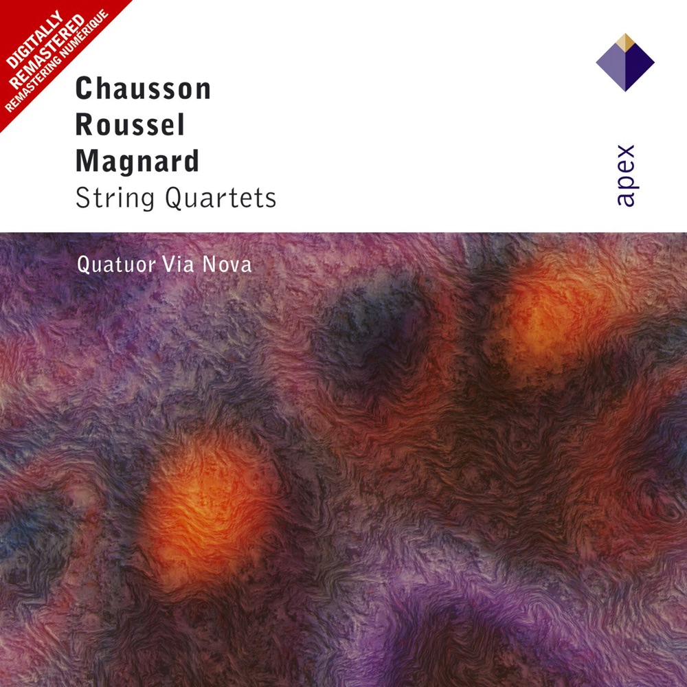 Обложка альбома «Chausson, Roussel & Magnard: String Quartets» — Via Nova Quartet