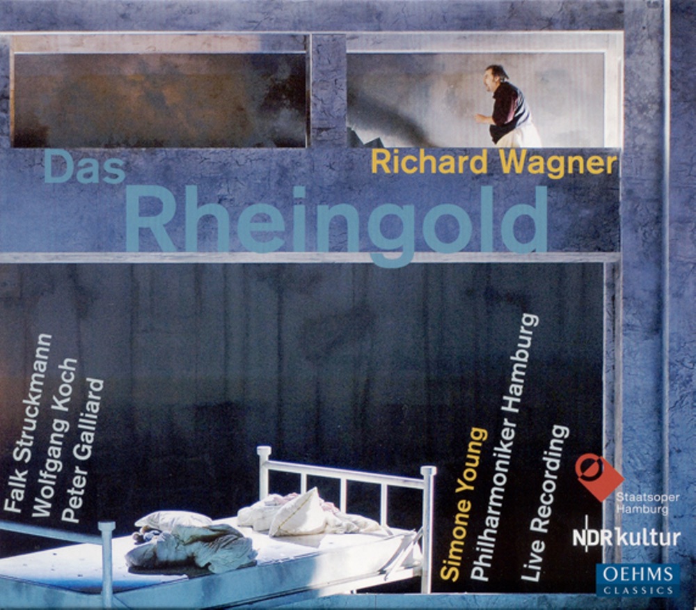 Обложка альбома «Wagner, R.: Das Rheingold» — Hellen Kwon, Jan Buchwald, Jurgen Sacher, Alexander Tsymbalyuk, Ann-Beth Solvang, Falk Struckmann, Katja Pieweck, Ha Young Lee, Gabriele Rossmanith, Hamburg Philharmonic State Orchestra, Deborah Humble, Wolfgang Koch, Tigran Martirossian, Ladislav Elgr, Simone Young & Peter Galliard