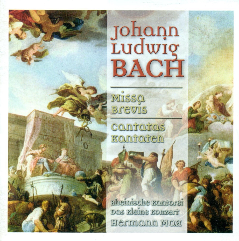 Обложка альбома «J.L. Bach: Missa Brevis & Cantatas» — Rheinische Kantorei, Stephan Schreckenberger & Wilfried Jochens