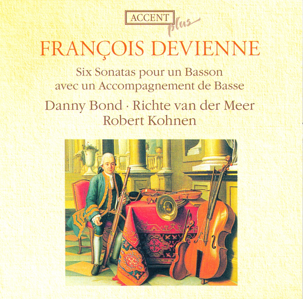 Обложка альбома «Devienne: Bassoon Sonatas Nos. 1-6» — Danny Bond, Richte Van Der Meer & Robert Kohnen
