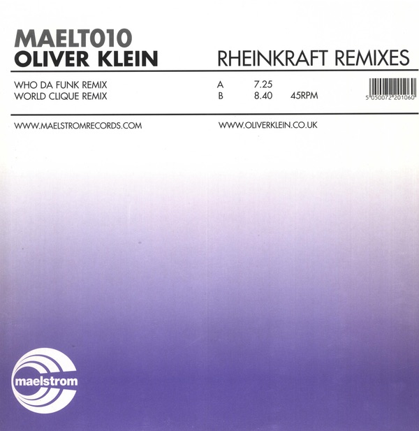 Обложка альбома «Rheinkraft (Remixes)» — Oliver Klein
