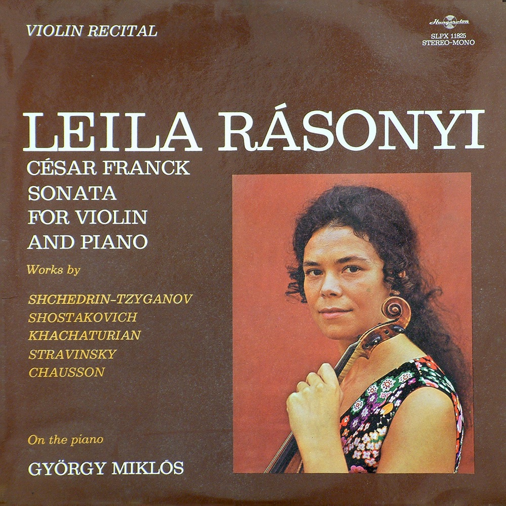 Обложка альбома «Rásonyi Leila hegedül» — Leila RÁSONYI