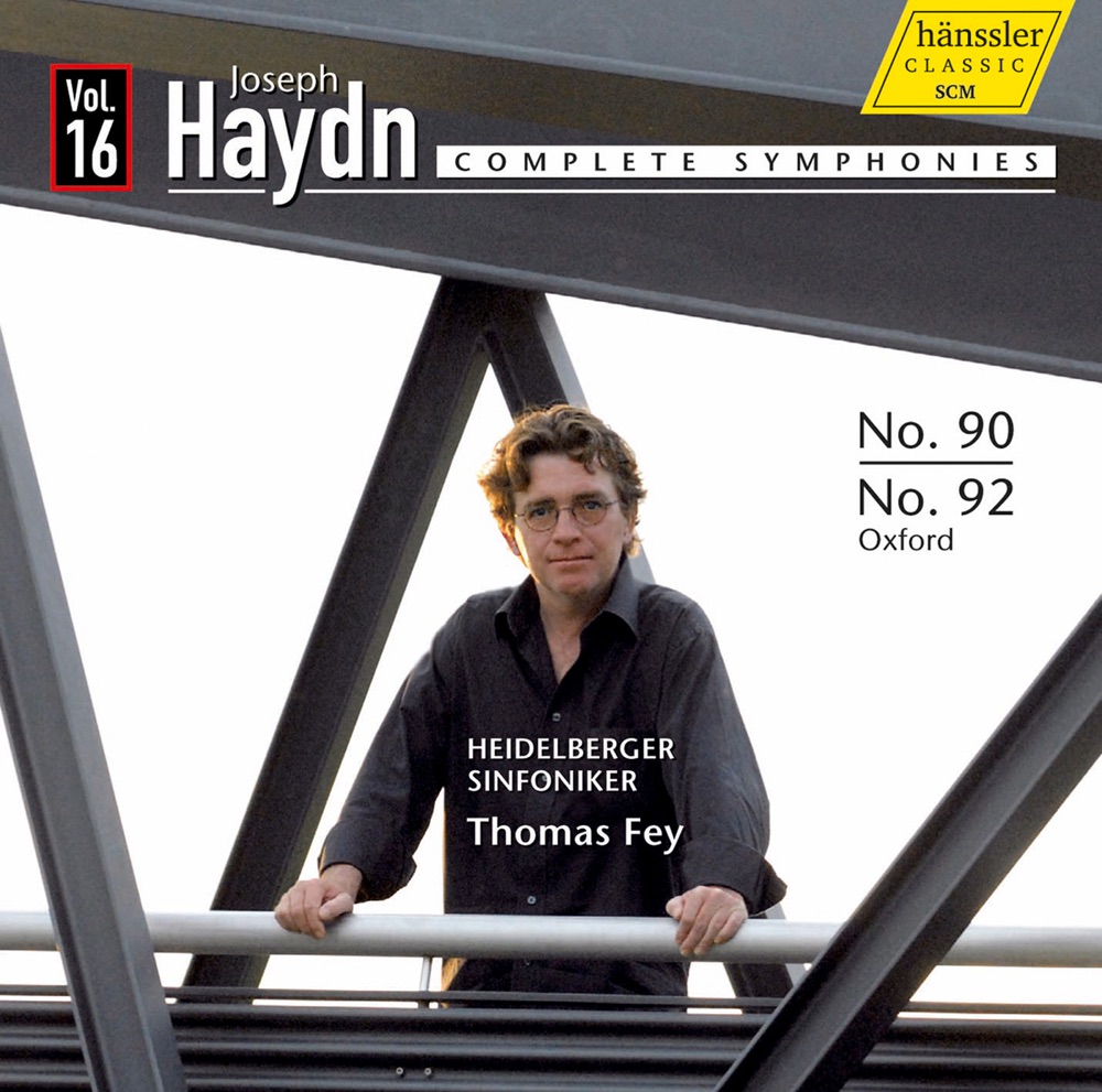 Обложка альбома «Haydn: Symphonies Nos. 90 & 92» — Heidelberg Symphony Orchestra & Thomas Fey