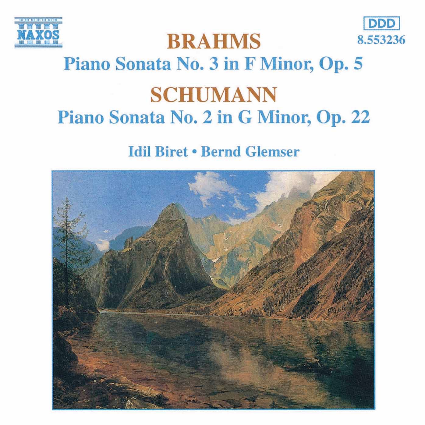 Brahms: Piano Sonata No. 3 - Schumann: Piano Sonata No. 2 by Bernd Glemser & İdil Biret album cover