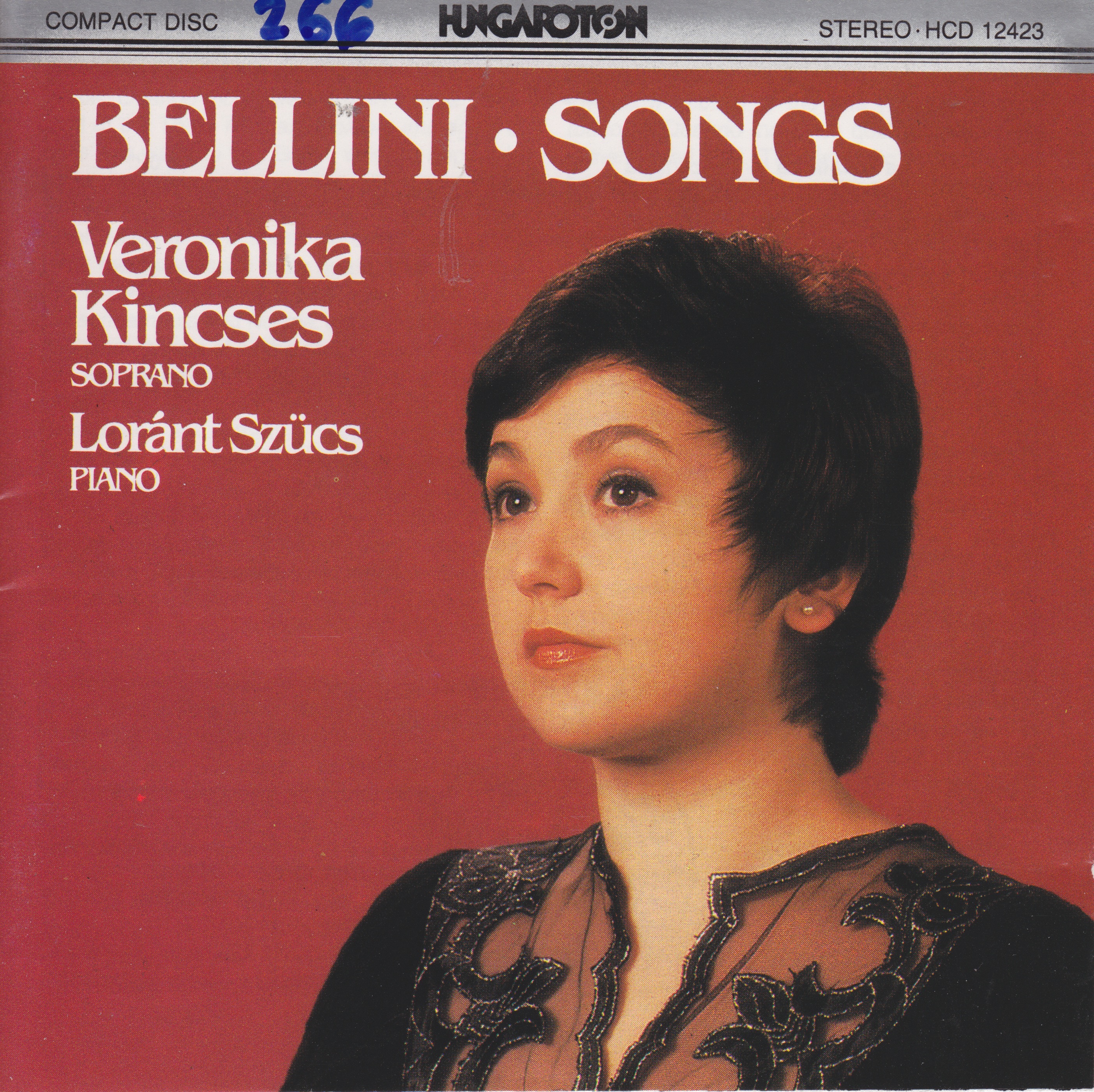 V. Bellini: Songs by Veronika Kincses & Loránt Szűcs album cover