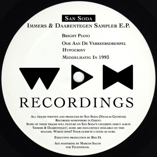Immers & Daarentegen Album Sampler - EP artwork