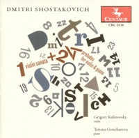 Shostakovich, D.: Violin Sonata, Op. 134 - 24 Preludes - Grigory Kalinovsky & Tatiana Goncharova