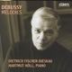 Debussy Mélodies pour voix et piano