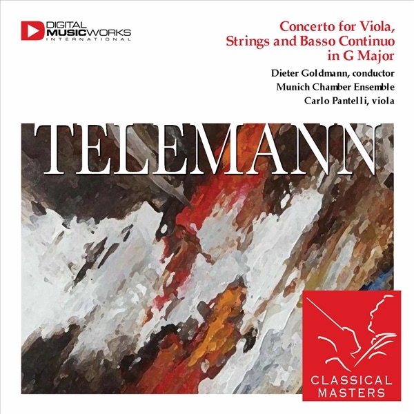Обложка альбома «Telemann: Concerto for Viola, Strings and Basso Continuo In G Major» — Carlo Pantelli & Munich Chamber Ensemble
