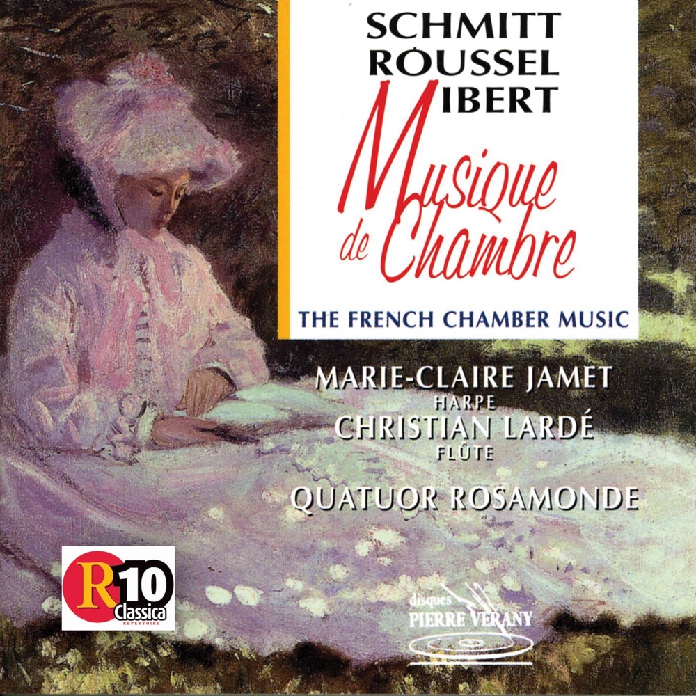Обложка альбома «Roussel  Ibert  Schmitt : Musique de chambre» — Le Quatuor Rosamonde, Jean Sulem, Agnès Sulem-Bialobroda, Thomas Tercieux, Xavier Gagnepain, Christian Lardé & Marie-Claire Jamet