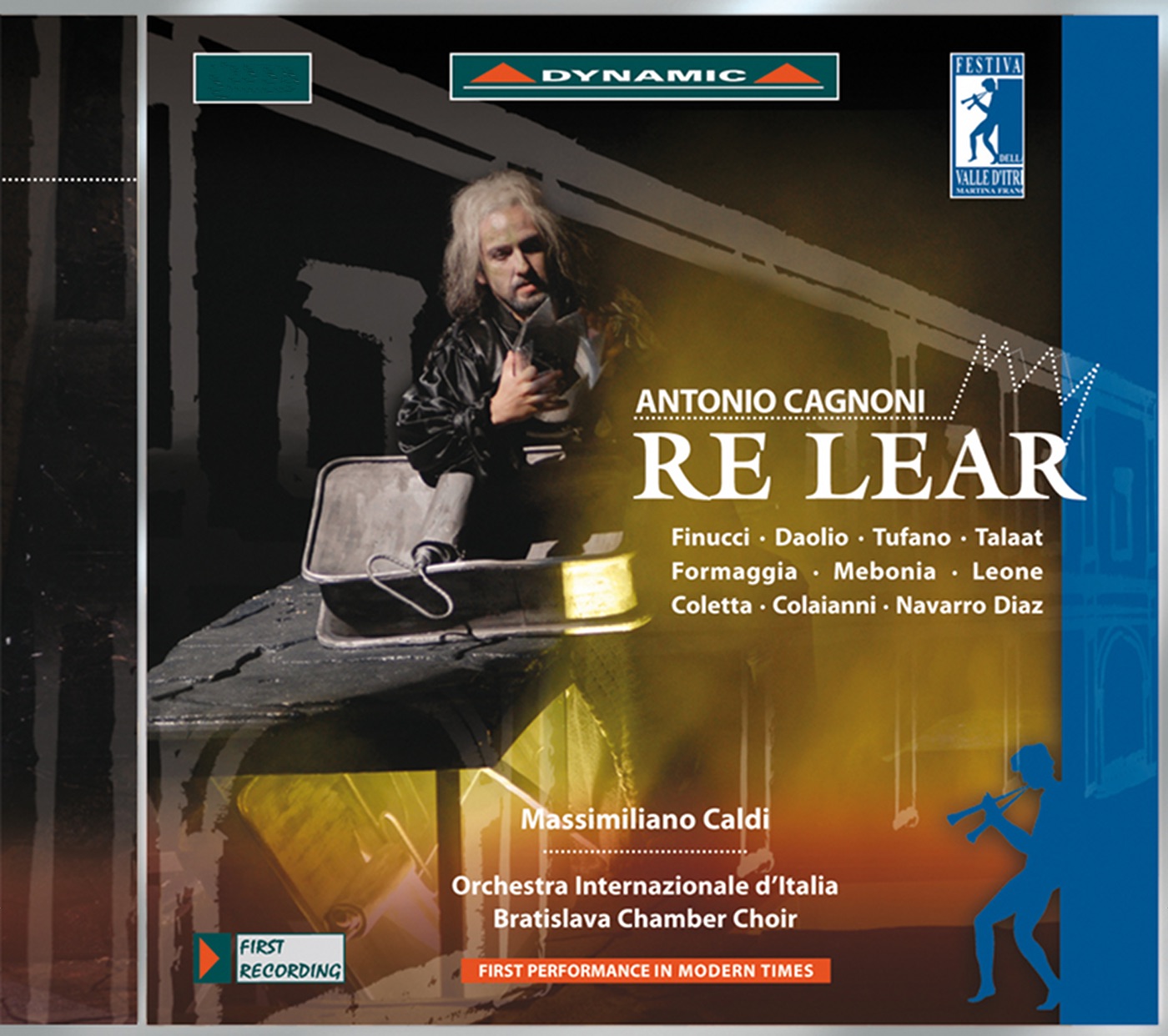 Cagnoni: Re Lear (Caldi) by Eufemia Tufano, Bratislava City Chorus, Domenico Colaianni, Danilo Formaggia, Massimiliano Caldi, Serena Daolio, Orchestra Internazionale d'Italia, Vladimer Mebonia, Costantino Finucci, Rasha Talaat, Maria Leone, Omar Jokhadze & Cristian Camillo Navarro Diaz album cover
