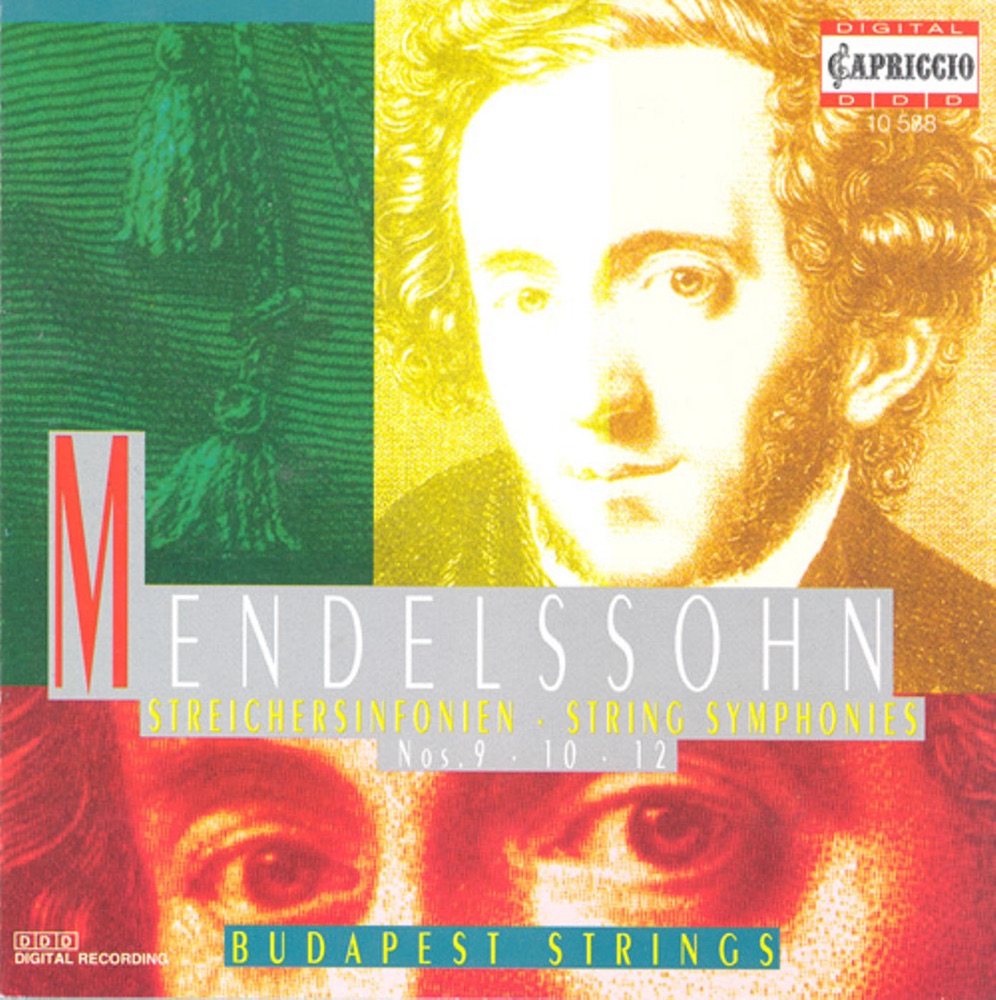 Обложка альбома «Mendelssohn, Felix: Symphonies - Nos. 9, 10, 12» — Budapest Strings & Karoly Botvay