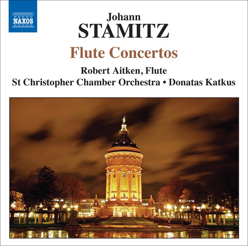 Обложка альбома «Stamitz, J.: Flute Concertos» — Robert Aitken, Donatas Katkus & St. Christopher Chamber Orchestra