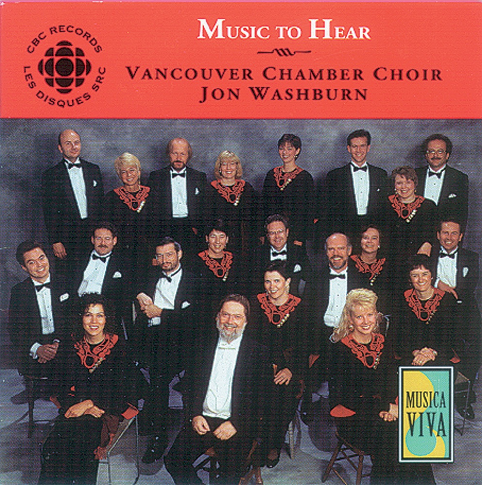 Обложка альбома «Beethoven - Mozart - Schubert: Music to Hear» — Linda Lee Thomas, Stephen Powell, Lorraine Reinhardt, Gwen Thompson, Eugene Osadchy, Vancouver Chamber Choir, Jon Washburn, Ray Nurse, Nan Mackie, Patricia Unruh, Margriet Tindemans, Liz Baker, Wesley Foster, Nicola Tipton, William Jenkins, George Roberts, Jerold Gerbrecht, Roger Cole, Sal Ferreras, Mark Koenig, Andrew Brown, Wilmer Fawcett, Don Clark, Peter Berring & David Brown