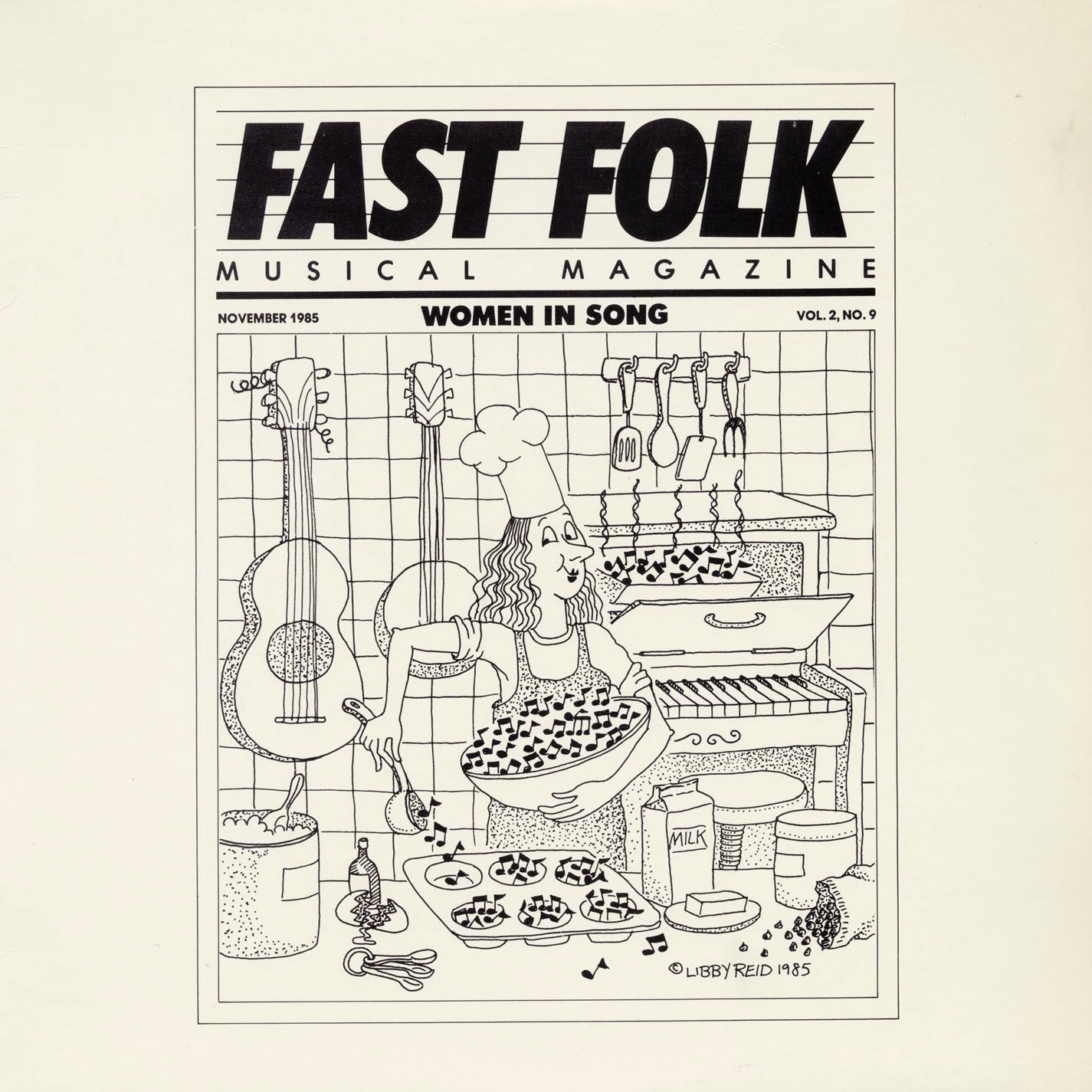 Fast Folk Musical Magazine (Vol. 2, No. 9) Women In Song
