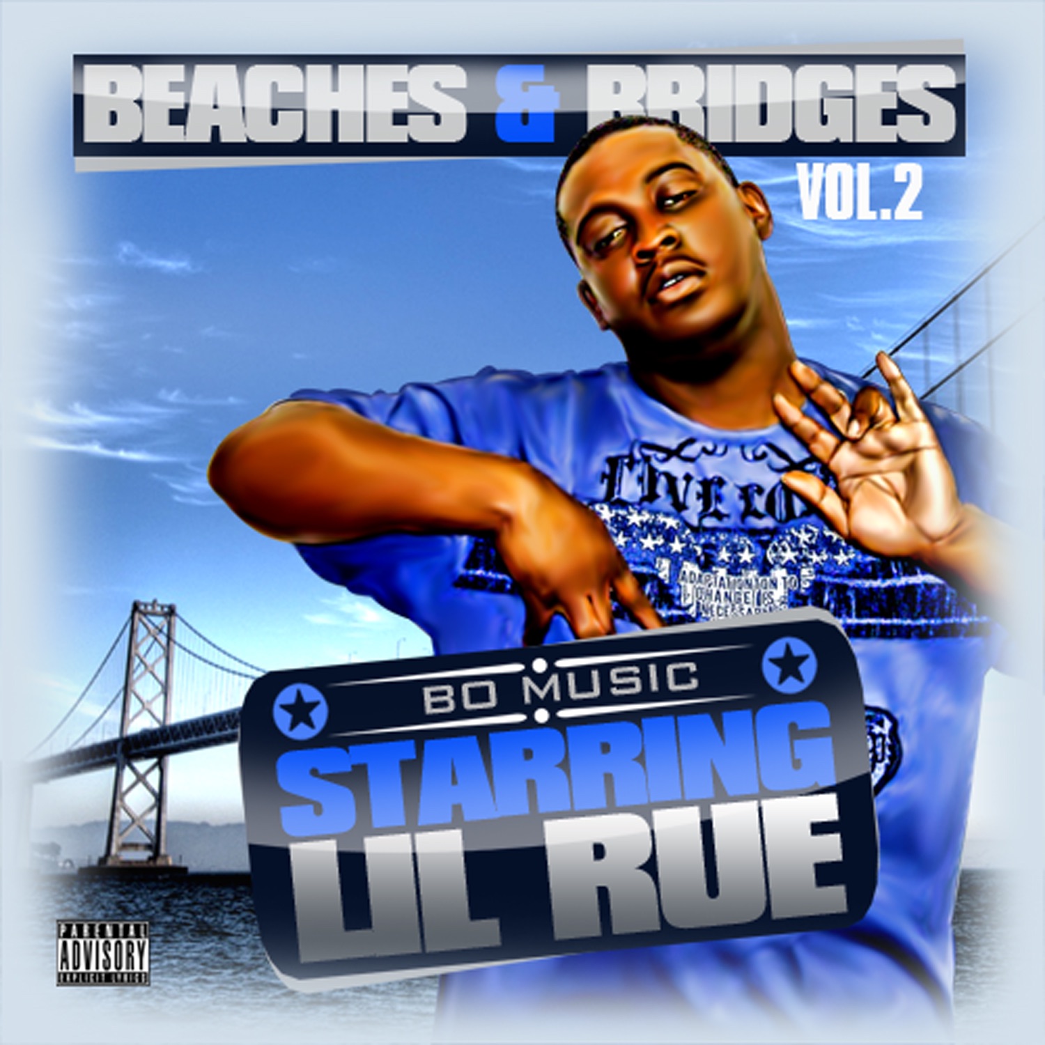 Beaches & Bridges, Vol. 2 by Lil Rue album cover
