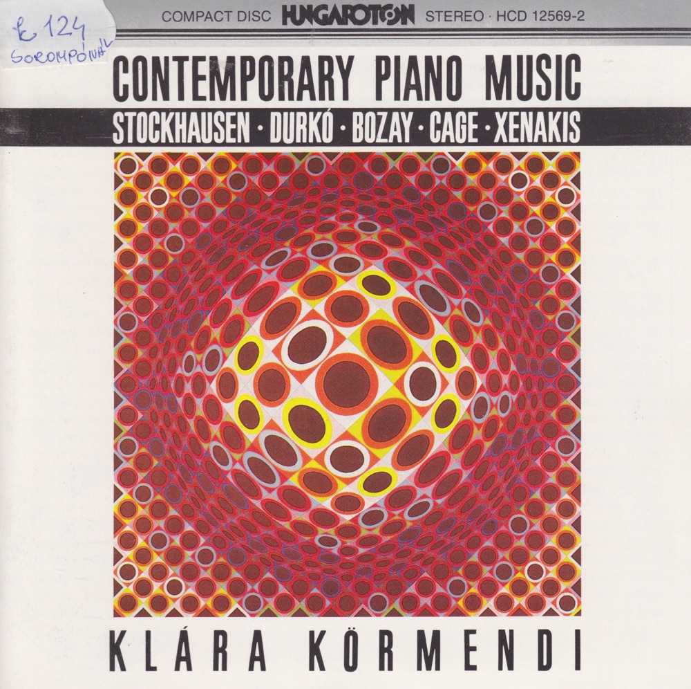 Обложка альбома «Contemporary Piano Music» — Klára Körmendi