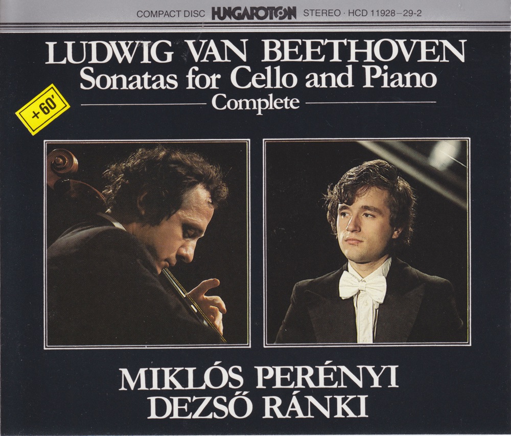 Обложка альбома «Beethoven: Sonatas for Cello and Piano (Complete)» — Miklós Perényi & Dezsö Ránki