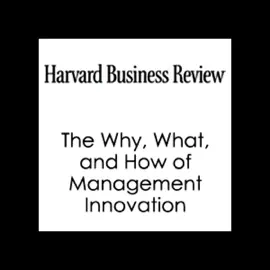 The Why, What, And How of Management Innovation (Harvard Business Review) (Unabridged)