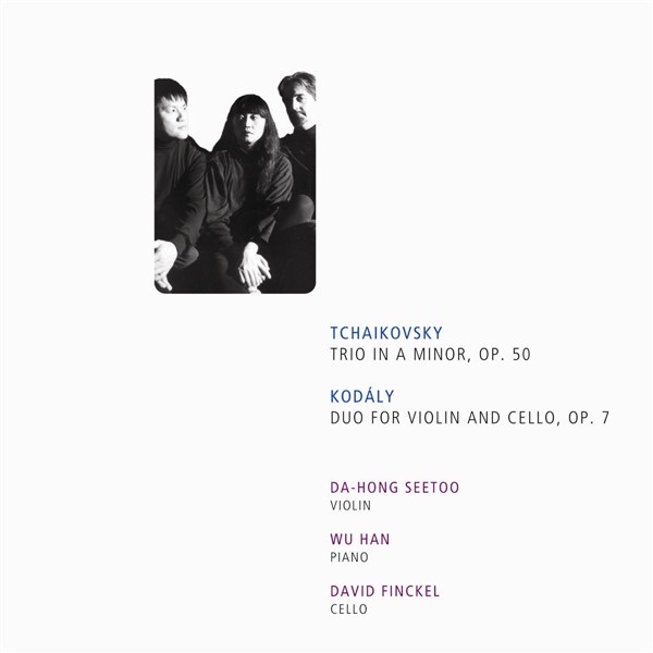 Обложка альбома «Tchaikovsky: Piano Trio in A Minor - Kodály: Duo for Violin and Cello» — Da-Hong Seetoo, David Finckel & Wu Han