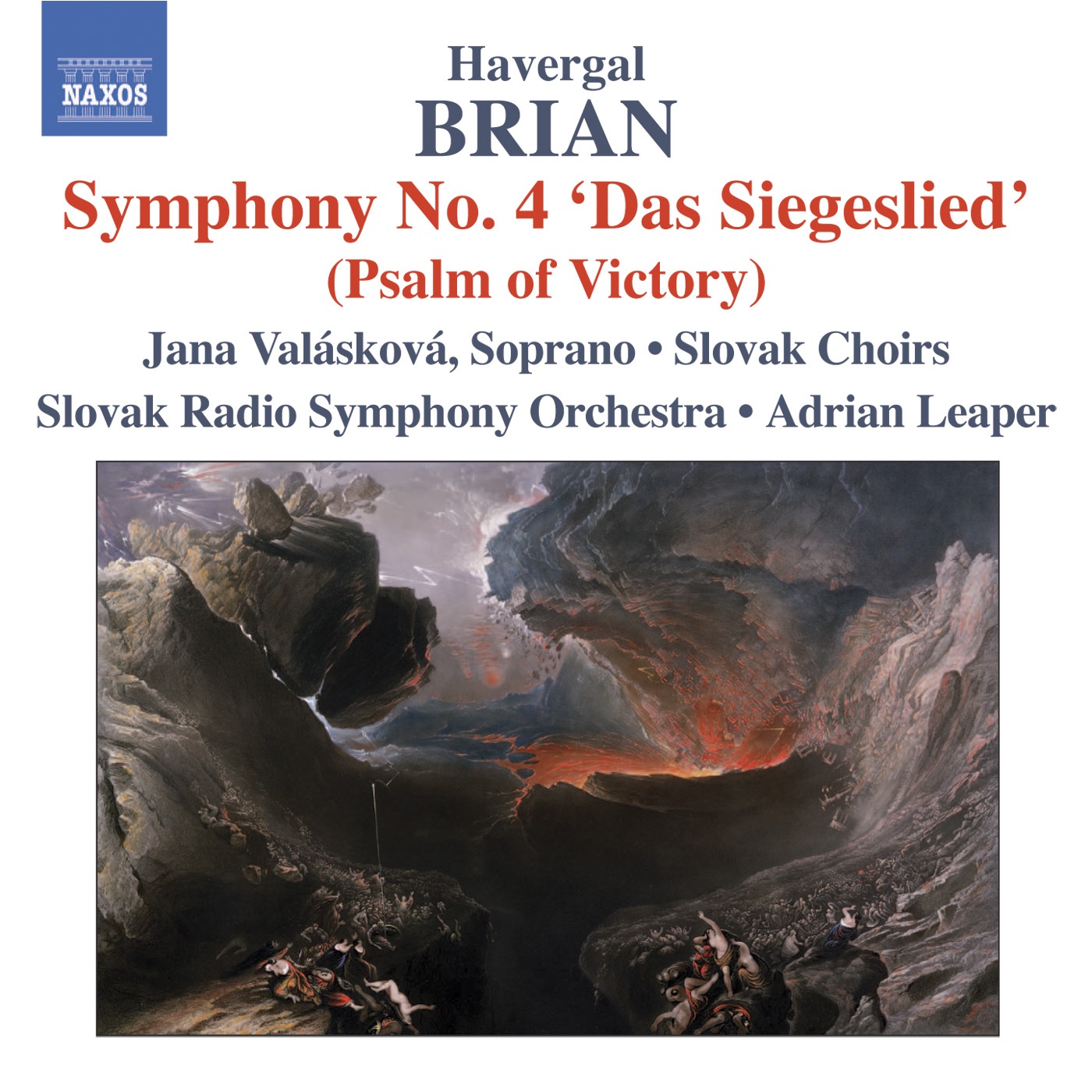 Brian: Symphonies Nos. 4 and 12 by Adrian Leaper, Brno Philharmonic Choir, Echo Mixed Choir, Slovak Philharmonic Chorus, Slovak Radio Symphony Orchestra & Youth Echo Choir album cover