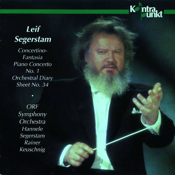 Segerstam: Concertino-Fantasia, Piano Concerto No 1, Orchestral Diary Sheet No. 34