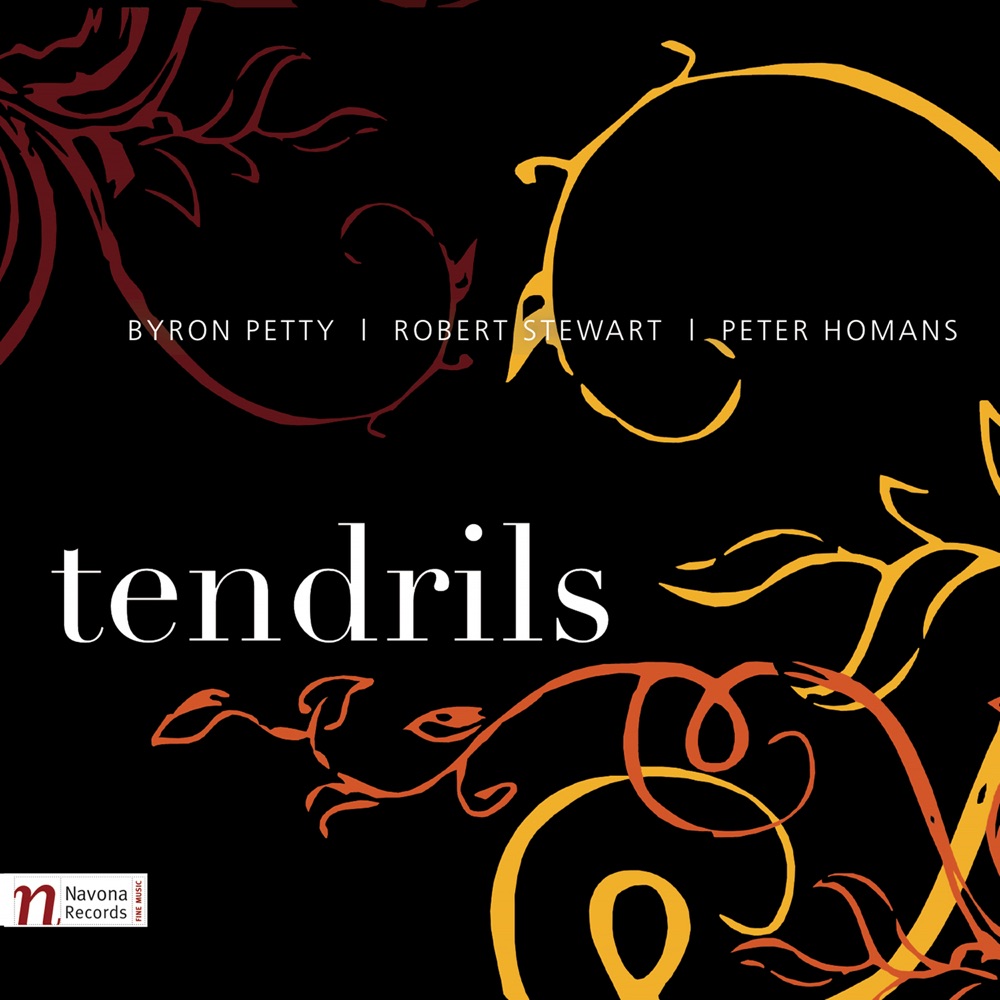 Обложка альбома «Tendrils» — Karolina Rojahn, Lisa Hennessy, Emmanuel Feldman, Charles Sherba, Shuko Watanabe, Byron W. Petty, Beverly Morgan, Dinosaur Annex Music Ensemble, Virtuoso Strings & Christopher Kendall