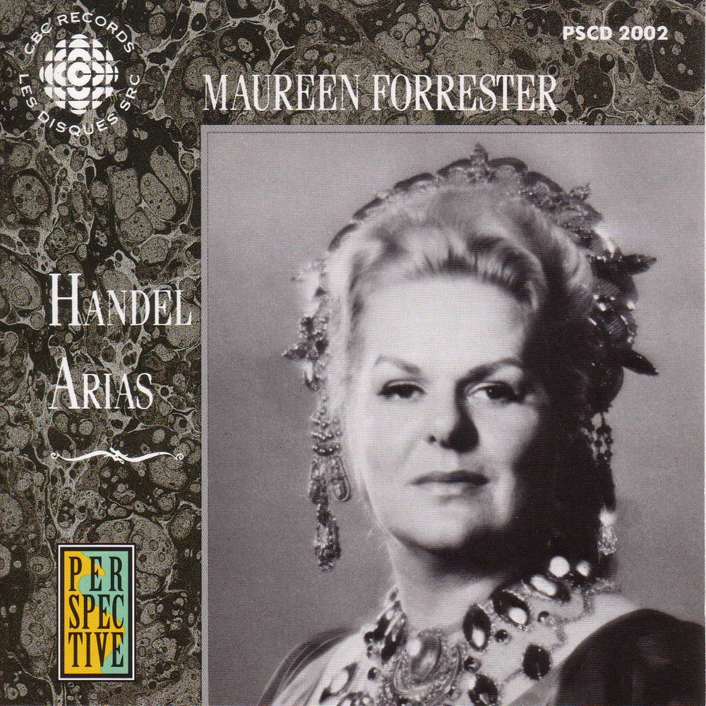 Обложка альбома «Forrester, Maureen: Handel Arias from Oratorios and Operas» — Maureen Forrester, Brian Priestman, Vienna Radio Orchestra, Robert Zeller, Orchestra of the Vienna State Opera, Johannes Somary, English Chamber Orchestra, Antonio Janigro & Zagreb Soloists