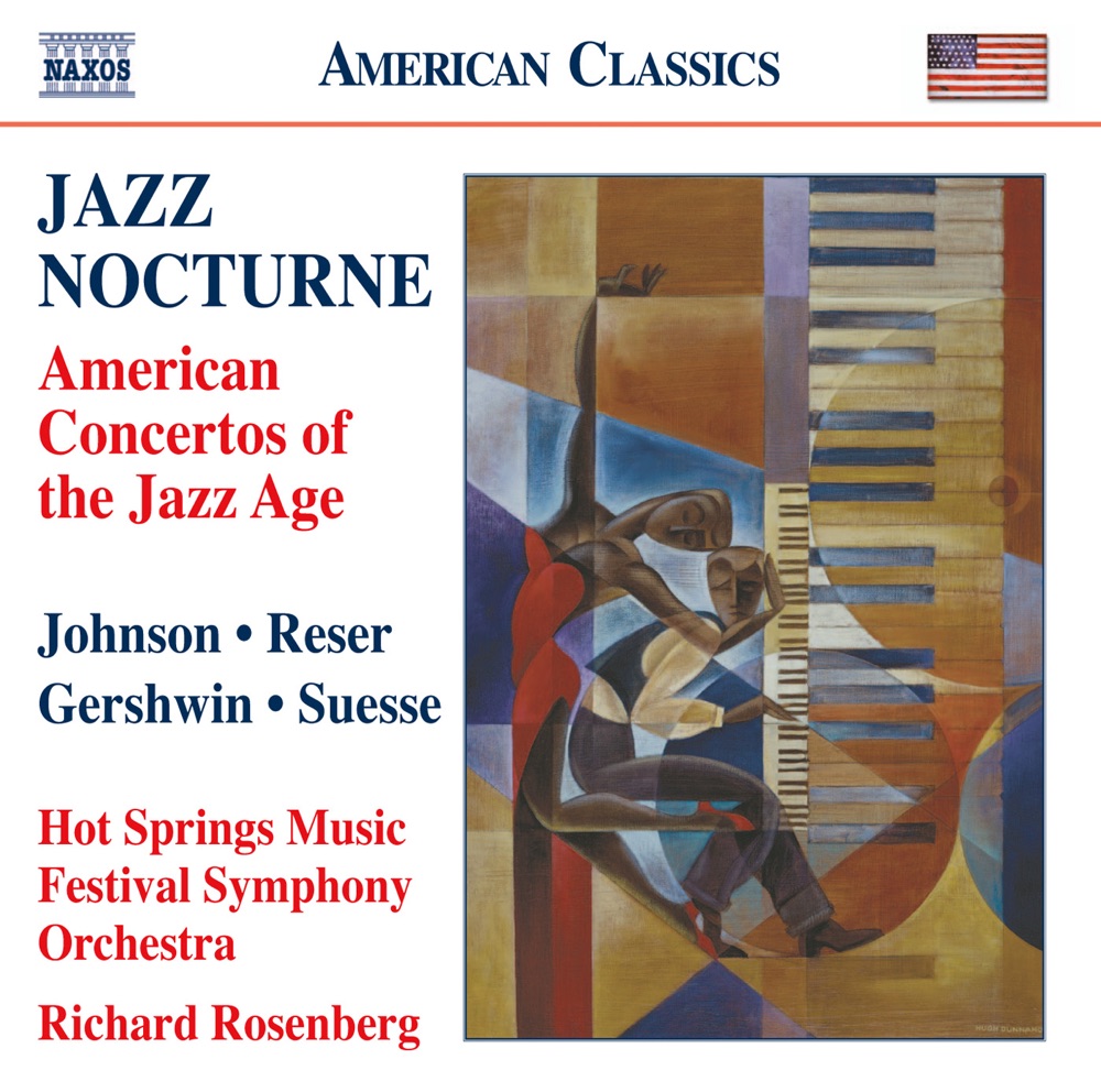 Обложка альбома «Jazz Nocturne - American Concertos of the Jazz Age» — Gary Hammond, Hot Springs Music Festival Symphony Orchestra, Richard Rosenberg, Don Vappie, Tatiana Roitman, Creole Serenaders, Peter Mintun & Michael Gurt