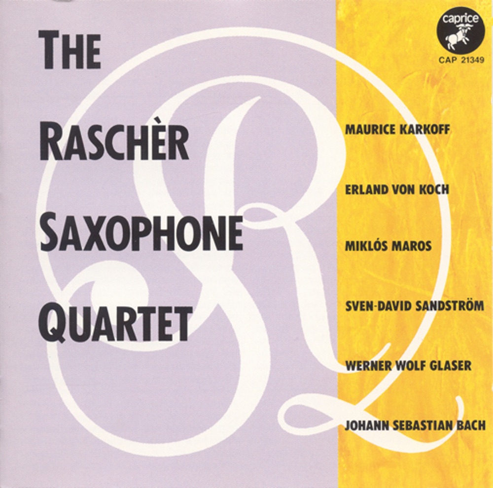 Обложка альбома «Rascher Saxophone Quartet» — Rascher Saxophone Quartet