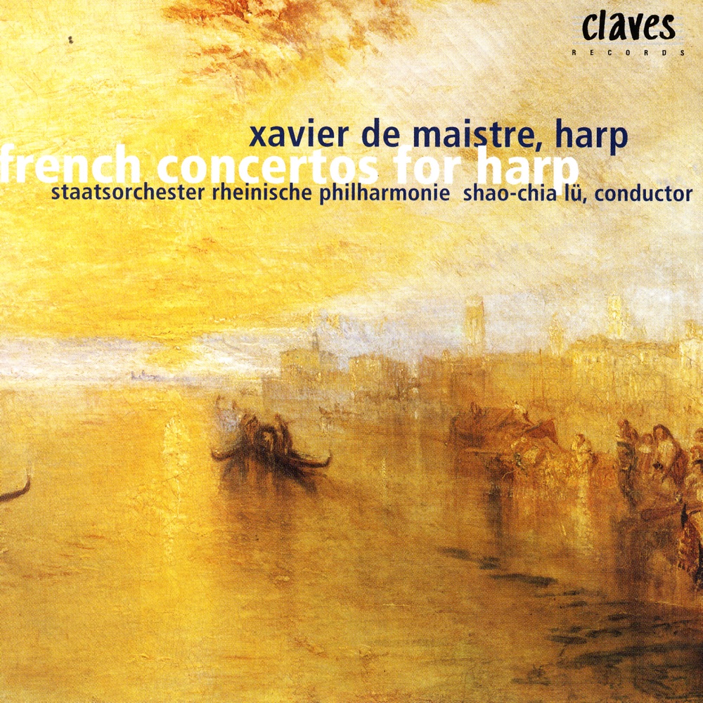 Обложка альбома «Romantic French Concertos & Pieces for Harp & Orchestra» — Xavier de Maistre, Staatsorchester Rheinische Philharmonie & Shao-Chia Lu