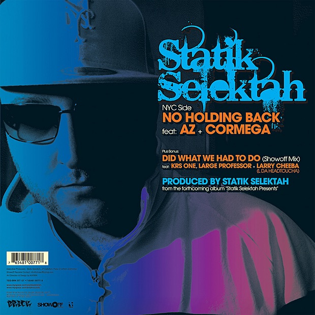 Обложка альбома «No Holding Back» — Statik Selektah