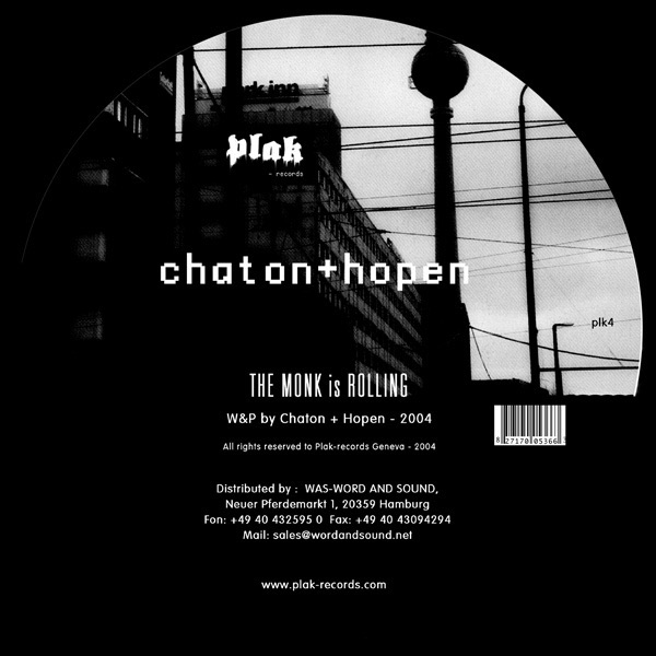 Обложка альбома «Monk» — Chaton & Hopen