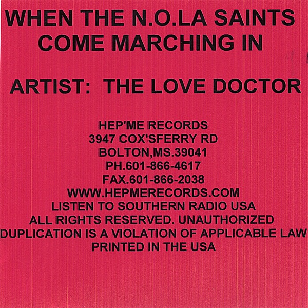 When the N.O.L.A. Saints Come Marching In