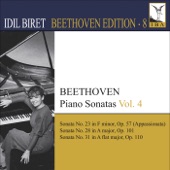 Beethoven Edition, Vol. 8: Piano Sonatas, Vol. 4 - Nos. 23, 28, 31 artwork