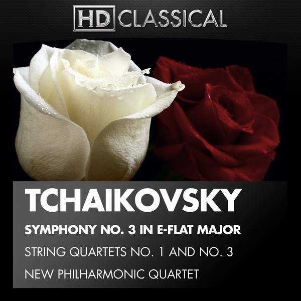 Обложка альбома «Tchaikovsky: String Quartets Nos. 1 & 3» — New Philharmonic Quartet