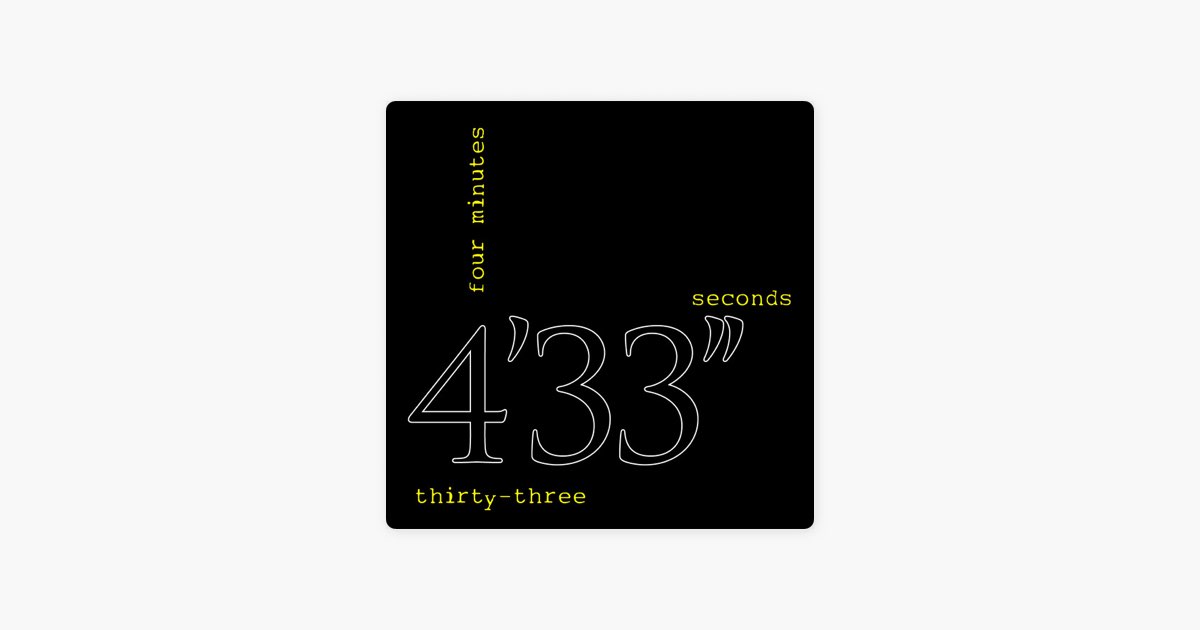 4'33'' - Album by John Cage - Apple Music
