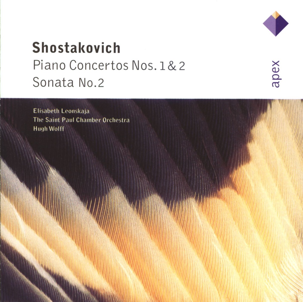 Обложка альбома «Shostakovich: Piano Concertos Nos. 1 & 2» — Elisabeth Leonskaja, Hugh Wolff & The Saint Paul Chamber Orchestra