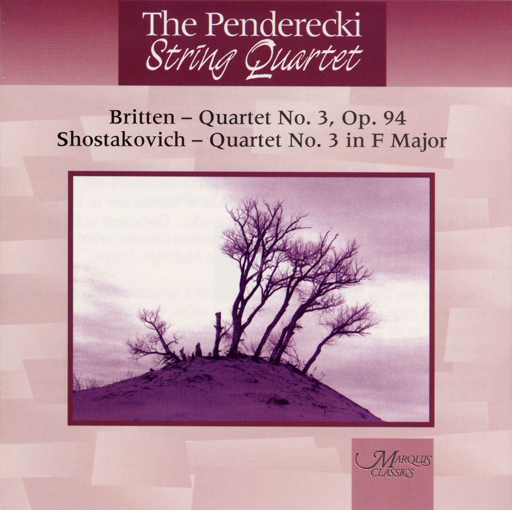 Обложка альбома «Britten and Shostakovich: String Quartets» — Penderecki String Quartet