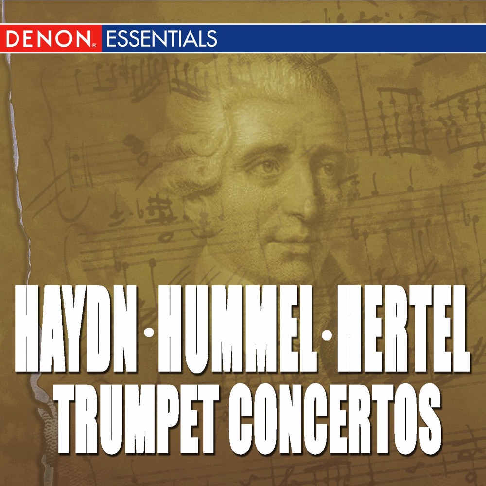 Обложка альбома «Haydn, Hummel, L. Mozart & Hertel: Trumpet Concertos» — Manu Mellaerts & Collegium Instrumentale Brugense