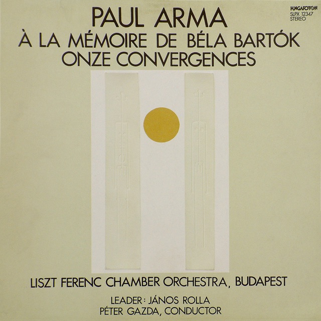 A La Memoire De Béla Bartók, Once Convergences