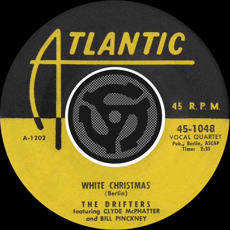 White Christmas by The Drifters album cover