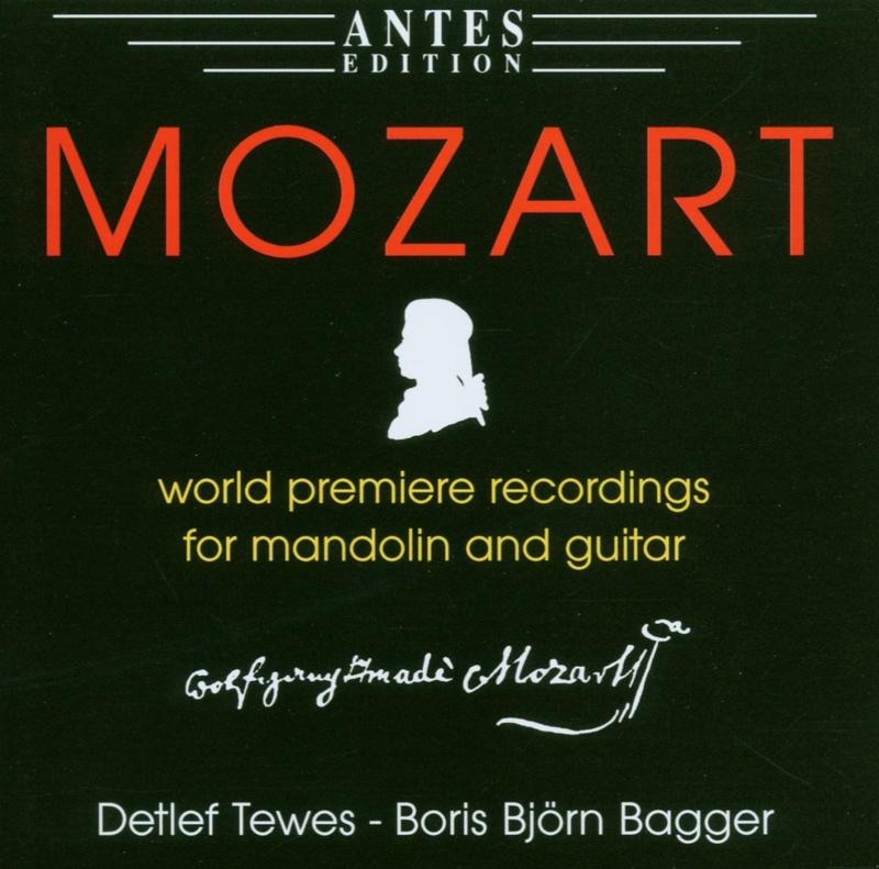 Обложка альбома «Mozart: Musik fuer Mandoline und Gitarre» — Boris Björn Bagger & Detlef Tewes